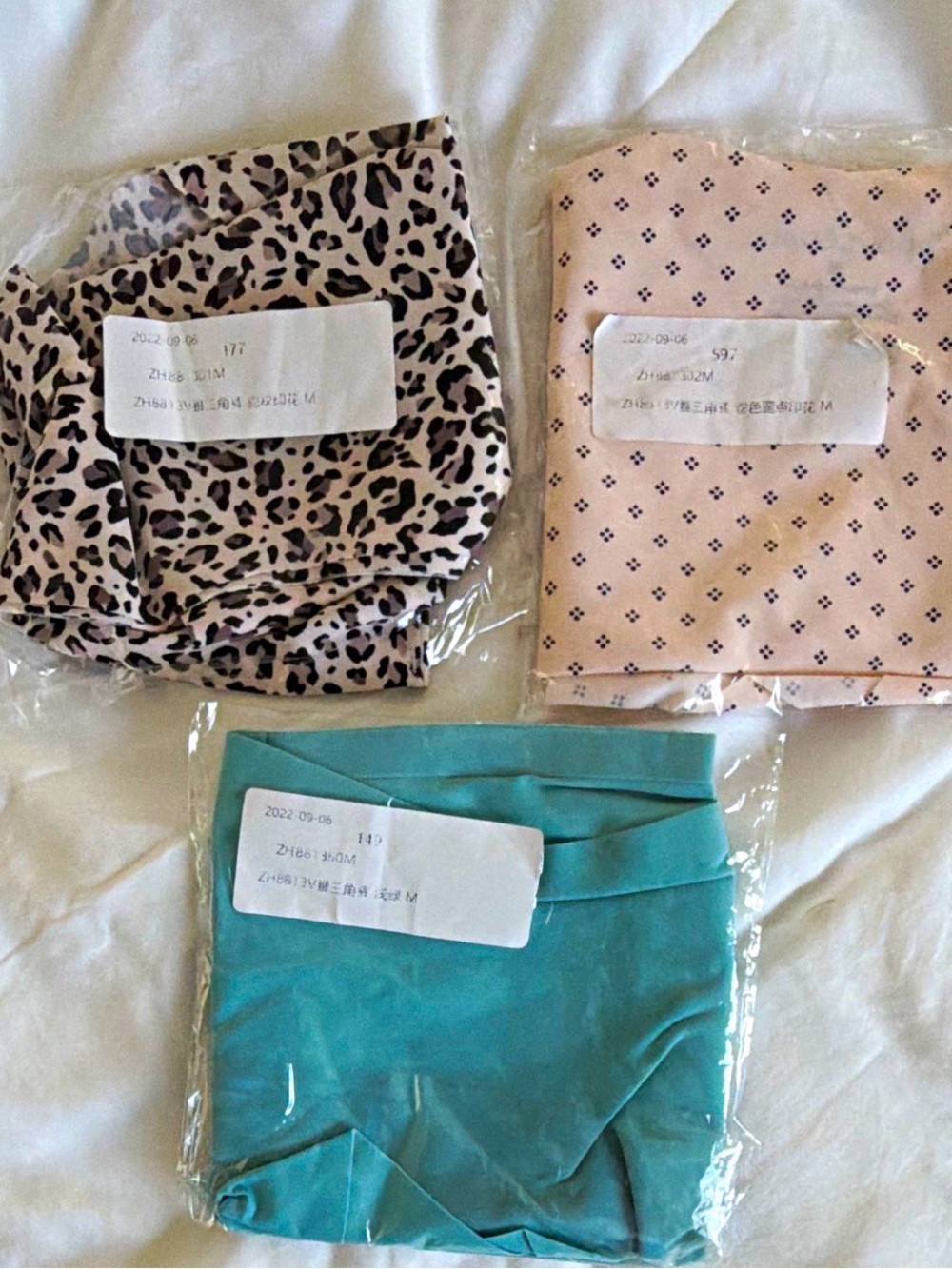 Amazon Women’s Panty Set - Teal, Pink, Leopard Print